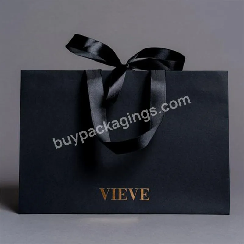 luxury custom logo printed Jewelry Gift Bag