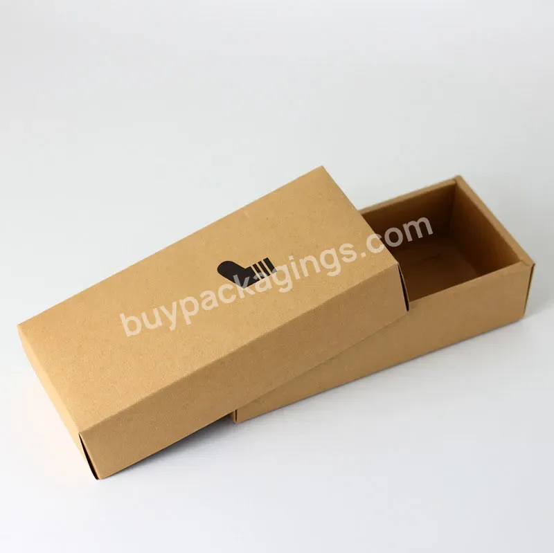 Luxury Custom Logo Simple Cardboard Gift Box Heaven And Earth Cover Cosmetic Box