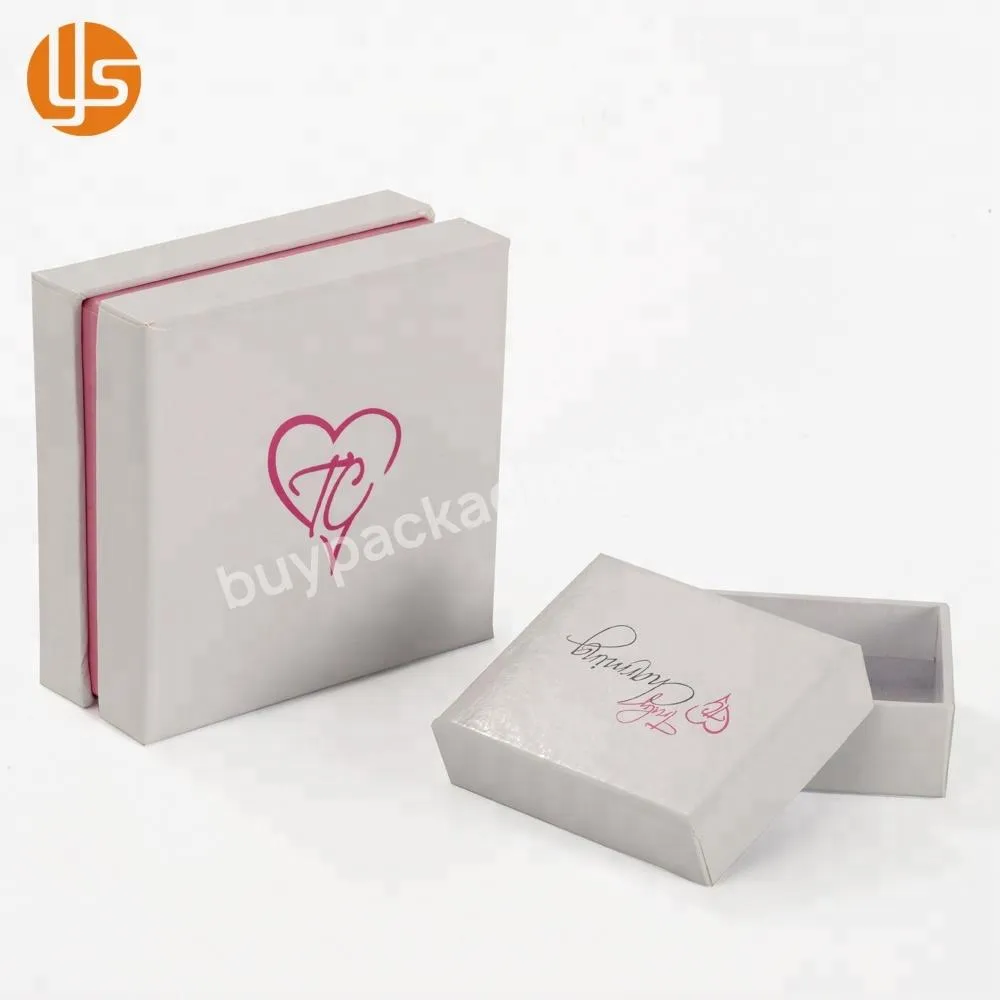 Luxury Custom Logo Small Box Bracelet Earing Gift Paper Box For Jewelry