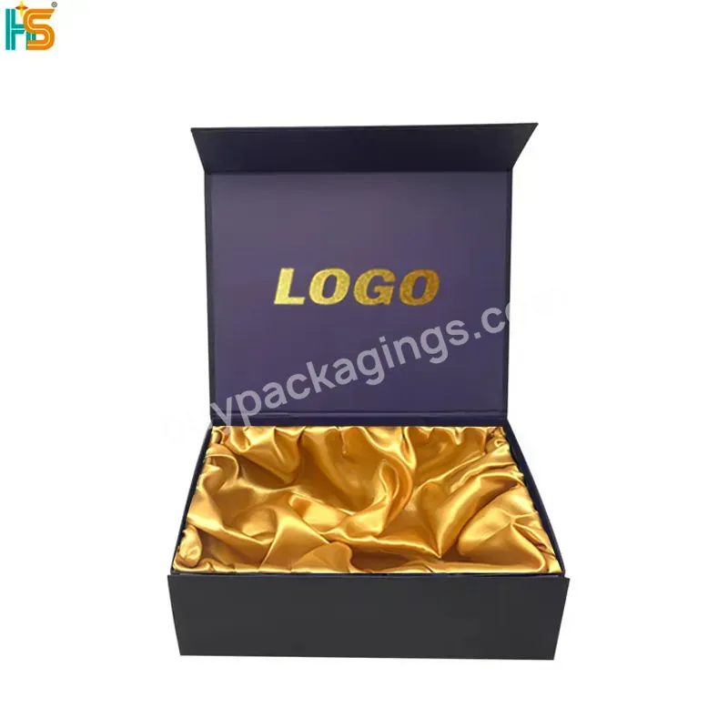 Luxury Custom Logo Weave Extension Wig Hair Box Packaging