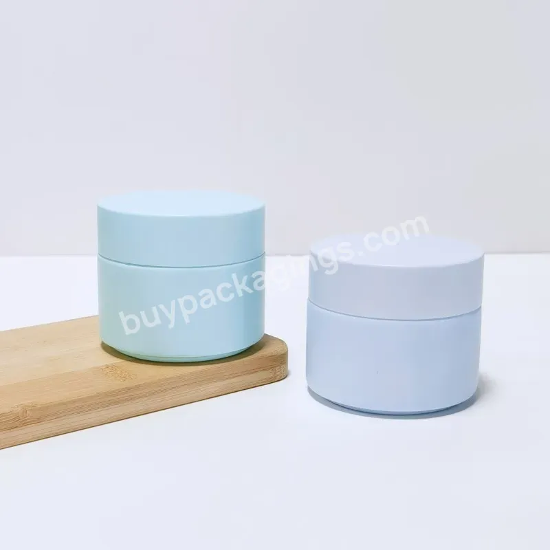 Luxury Custom Skincare Face Eye Cream Jars Colorful Container Round Empty Glass Cosmetic Containers Jar With Lids