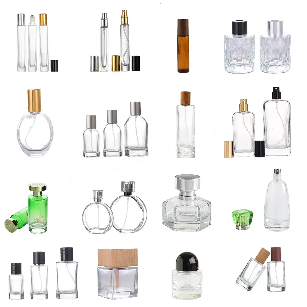 Luxury Cylinder Refill 20 Ml 30ml 50ml 75ml 100ml 200ml Flacon Parfum Vide Empty Perfume Spray Glass Bottles Perfume Bottle