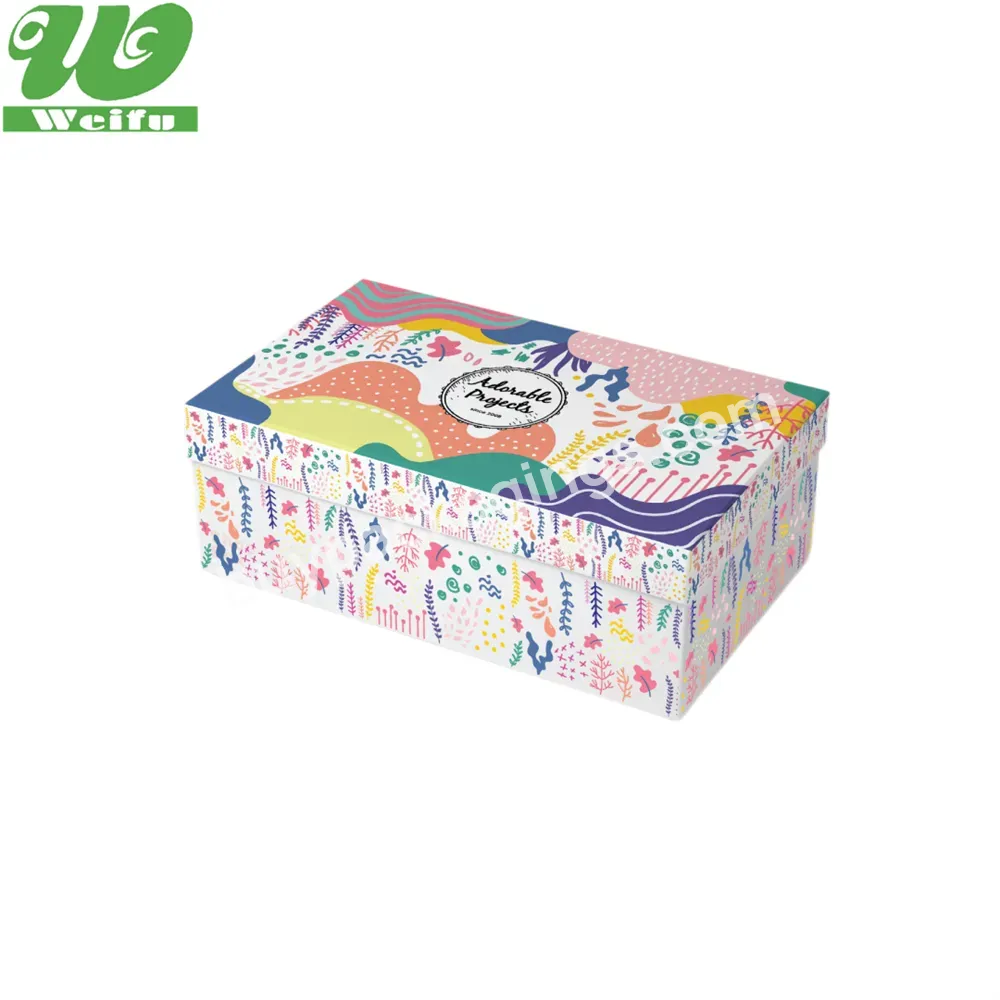 Luxury Design Corrugated Paper Cardboard Shoe Box Packaging
