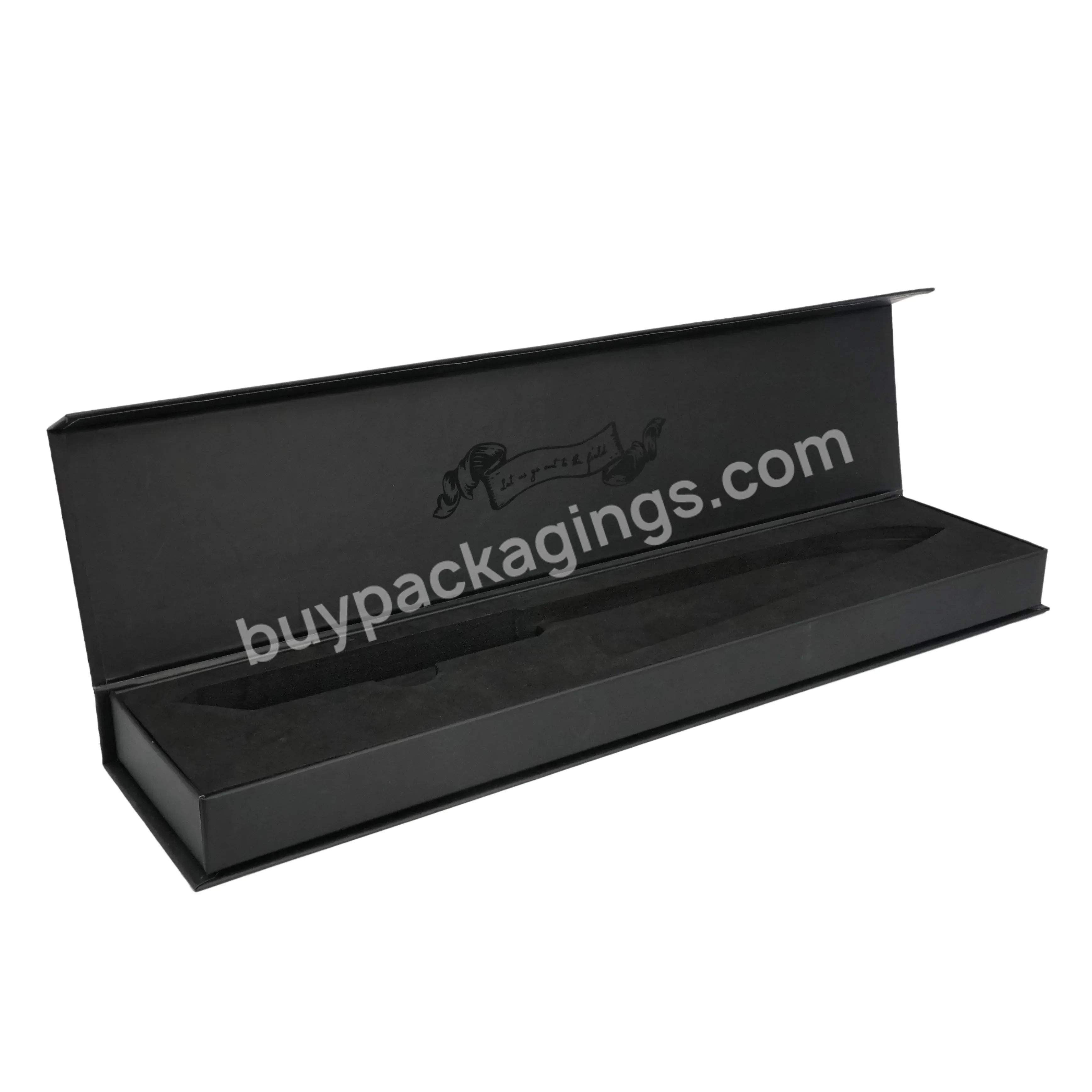 Luxury Design Custom Printing Cardboard Gift Magnetic Packaging Black Cosmetics Box Holographic Box