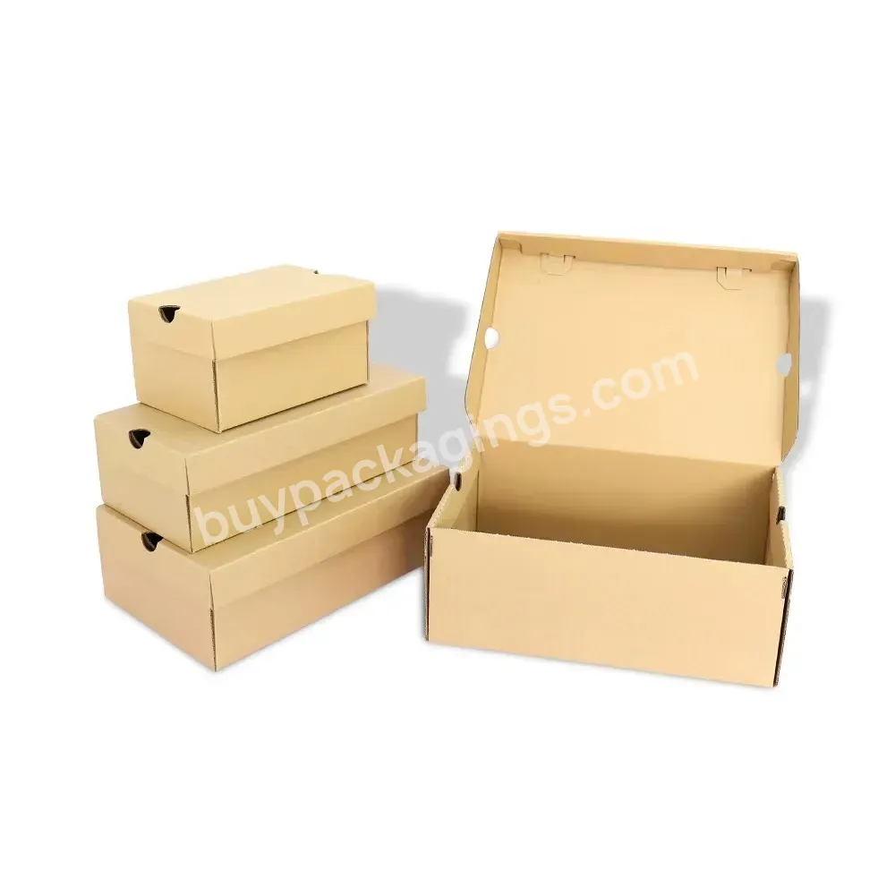 Luxury Empty Hard Cardboard Paper Shoe Packaging Box