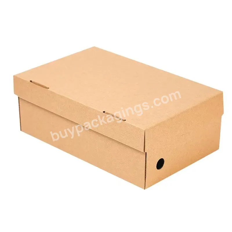 Luxury Empty Hard Cardboard Paper Shoe Packaging Box