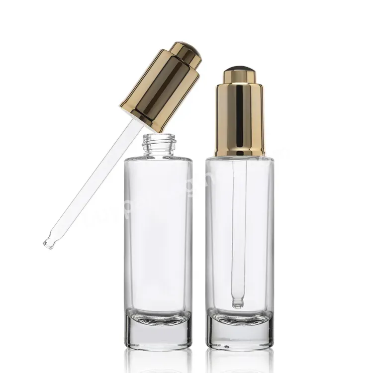 Luxury Essential Oil Bottle With Pipette Press Pump Beauty Packaging Manufacturers Empty Cosmetic Serum Glass Dropper Bottle - Buy Essential Oil Bottle,Amber Cosmetic Glass Dropper Bottle,Guangzhou Glass Bottle Cosmetic Packaging.