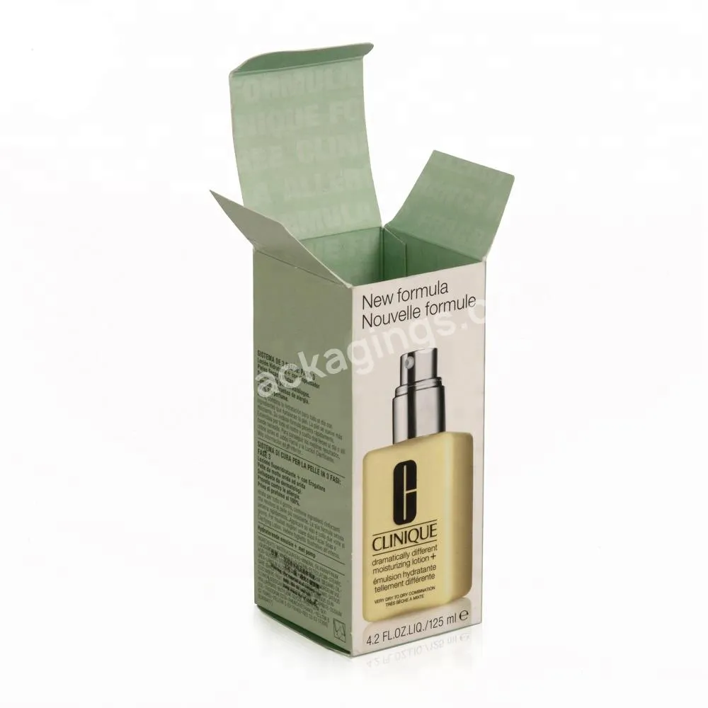 Luxury Fancy Small Biodegradable Bottle Cosmetic Lotion Packaging Boxes