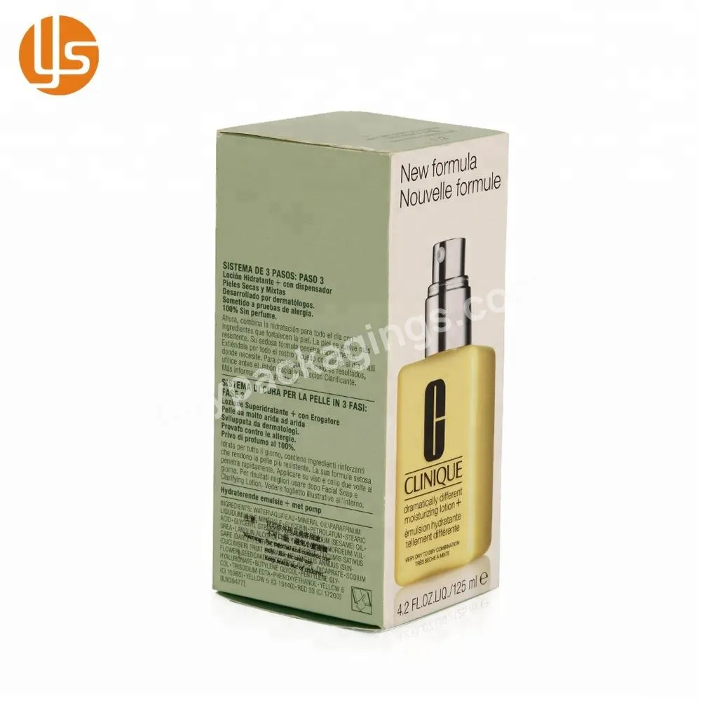 Luxury Fancy Small Biodegradable Bottle Cosmetic Lotion Packaging Boxes