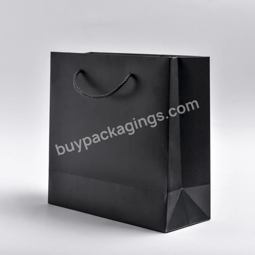 Luxury Fashion Custom Design Logo Printing Wholesale Eco Friendly Shopping Packaging White Cardboard Paper Bags with Handle