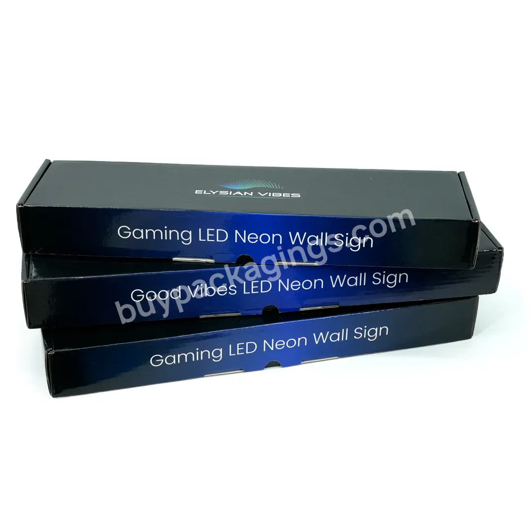 Luxury Foldable Paper Box For Hair Wig Packaging Custom Made Gift Display Craft Black Rigid Paper Boxes