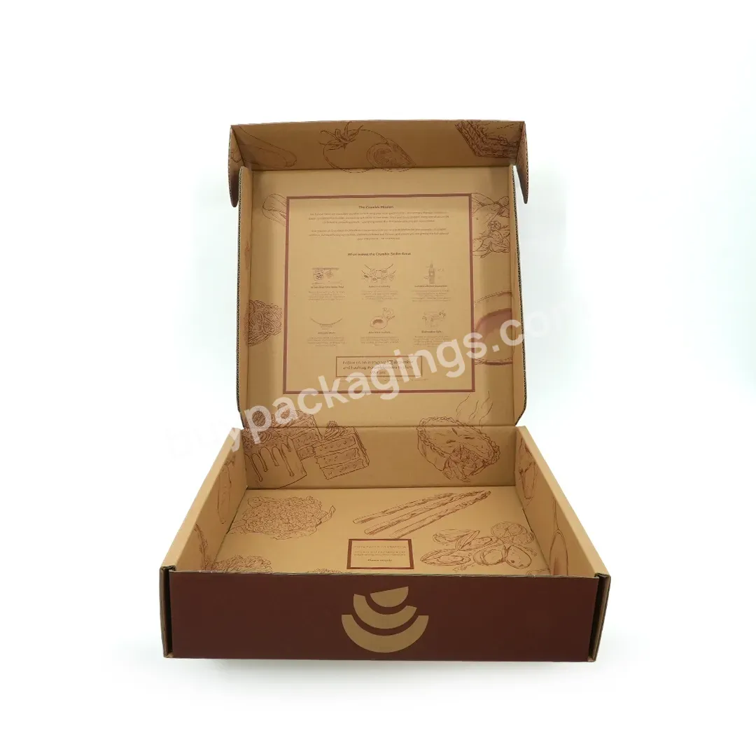 Luxury Foldable Paper Shipping Box Product Custom Made Gift Display Craft Brown Paper Eid Mubarak Gift Boxes