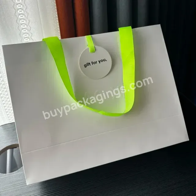 Luxury Gift Bags For Small Business Embossed Shopping Paper Bag With Logo Gift Bag For Birthday