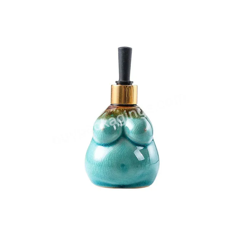 Luxury Hair Oil Dropper Bottle Liquid Dropper Bottle Pink Green Blue Essential Oil Bottles