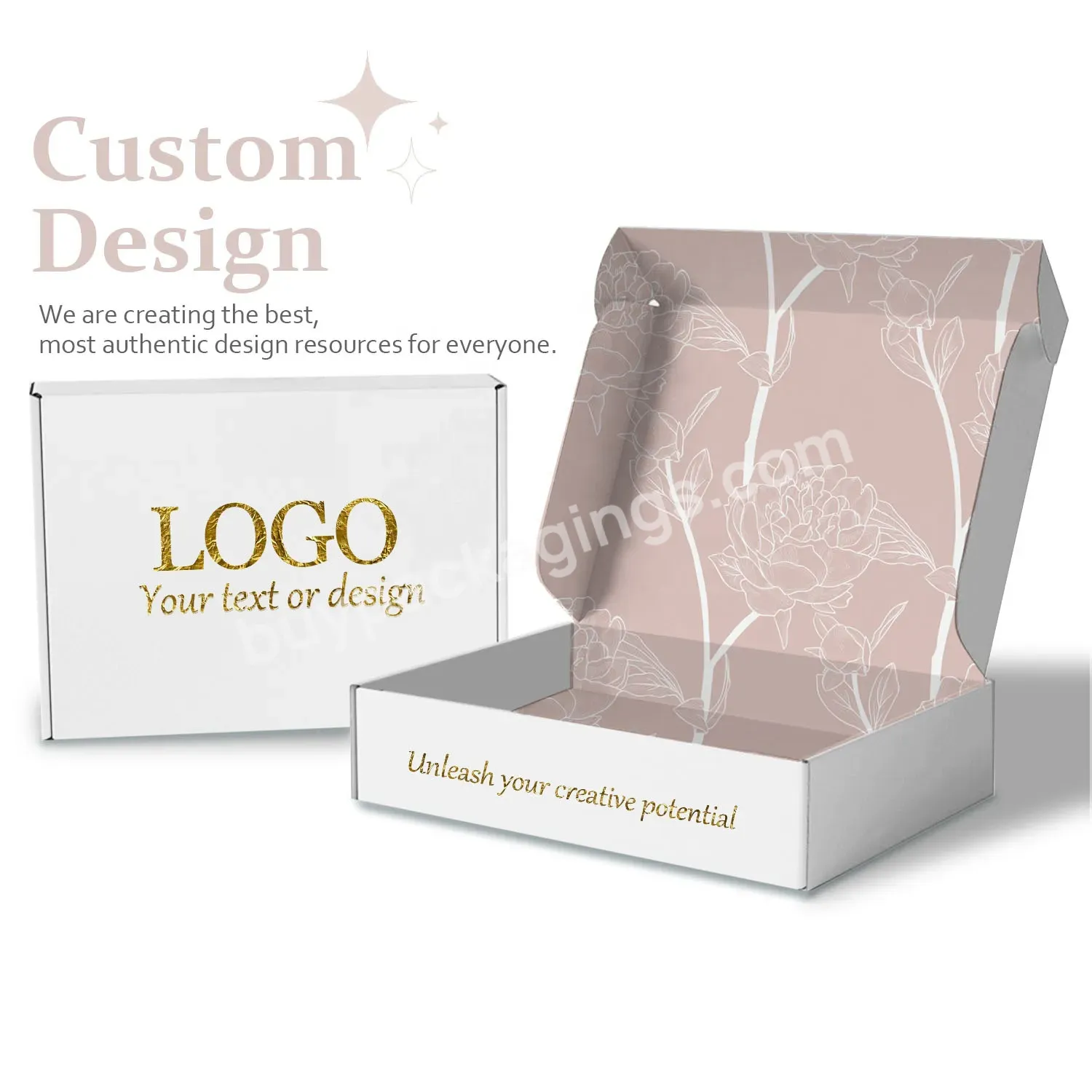 Luxury Handmade Square Cmyk Printing Matt Lamination Corrugated Velvet Hat Box