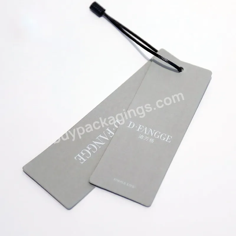 Luxury Hang Tag Printing Uv Debossed Garment Hang Tag Clothing Labels