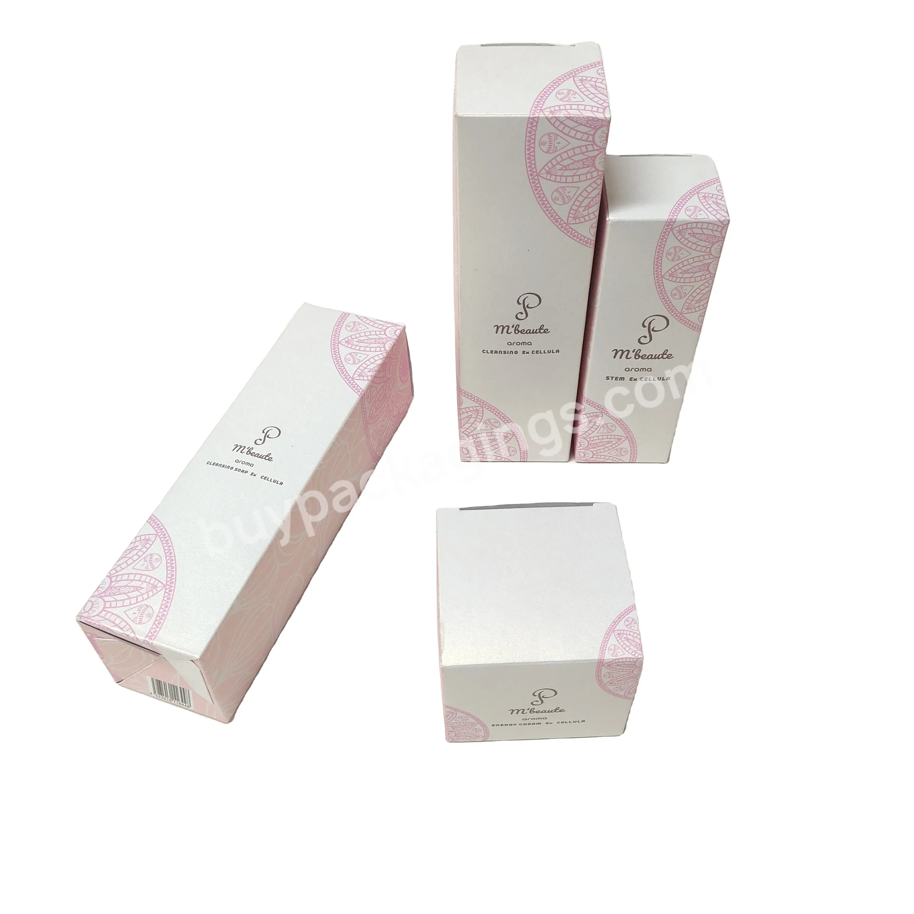 Luxury High Quality Paper Gift Box Custom Private Logo Face Cream Box Packaging