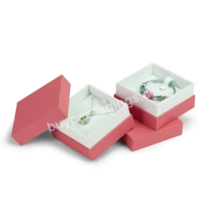 Luxury Jewelry Small Paper Base And Lid Box Packaging Cardboard Ring Bracelet Necklace Customize Jewelry Gift Box - Buy Customize Jewelry Box,Jewelry Box Packaging,Jewelry Gift Box.