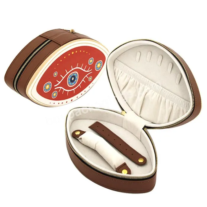 Luxury jewelry travel gift packaging boxes storage jewelry packaging watch jewellery velvet leather box