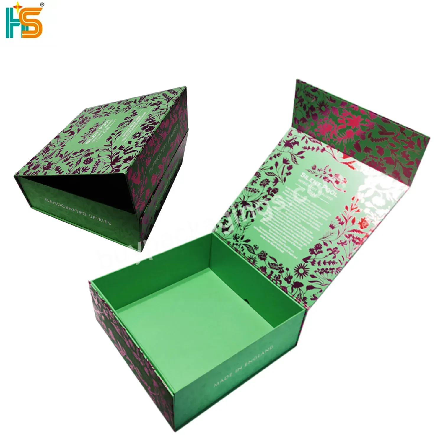 Luxury Large Green Men Hoodie Packaging Box Custom Printed Logo Folding Collapsible Gift Box With Magnetic Closure