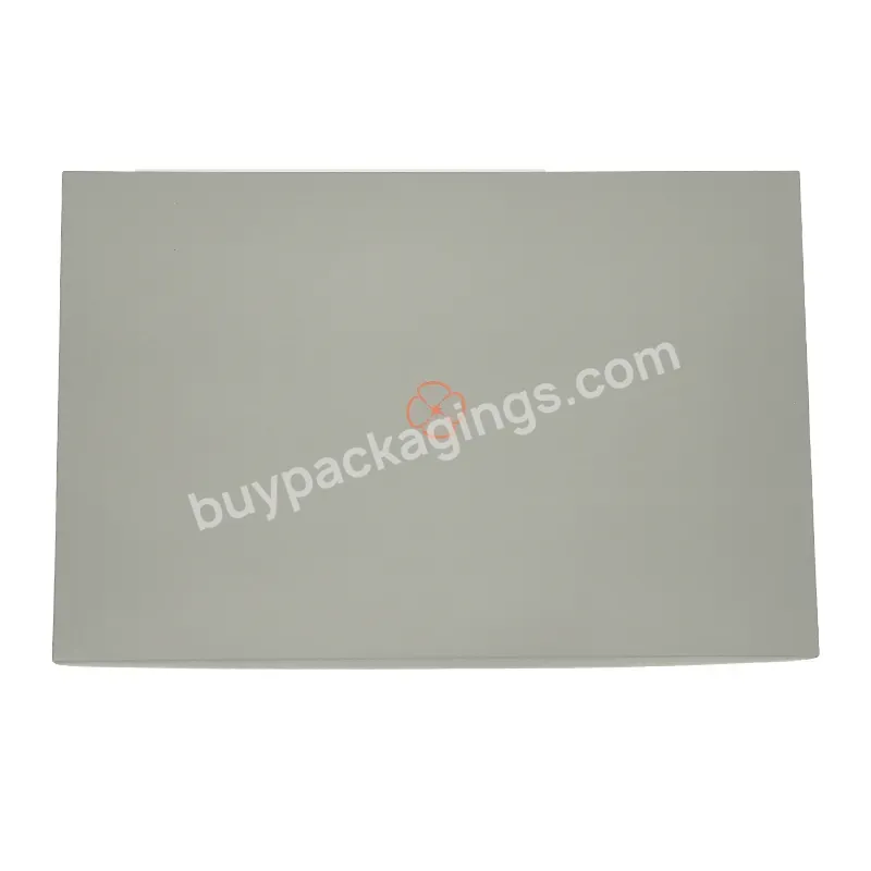Luxury Large Grey Paper Cardboard Apparel Packing Gift Packaging Box