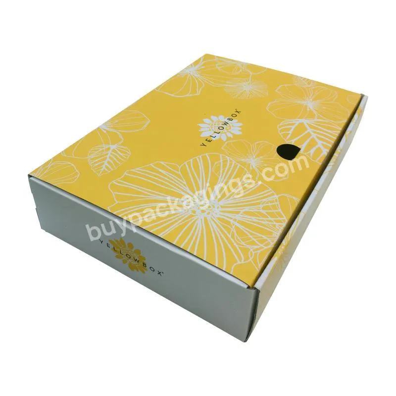 luxury lingerie gift cardboard mailer box custom logo corrugated china corrugated box