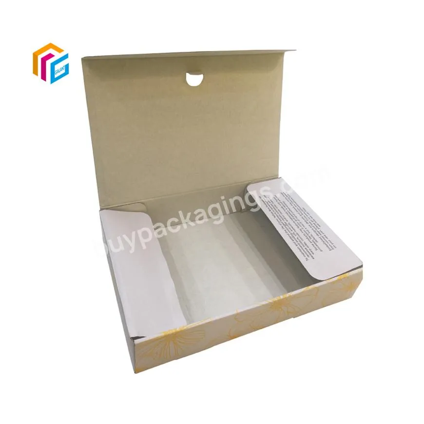 luxury lingerie gift cardboard mailer boxes custom packaging tear off corrugated box shenzen