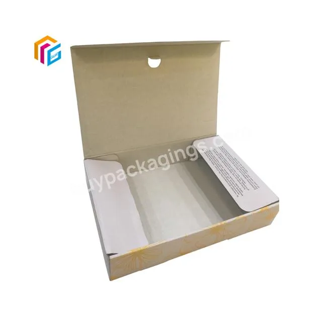 luxury lingerie gift cardboard premium mailer box cartons sealing trip shipping box 40x25x8