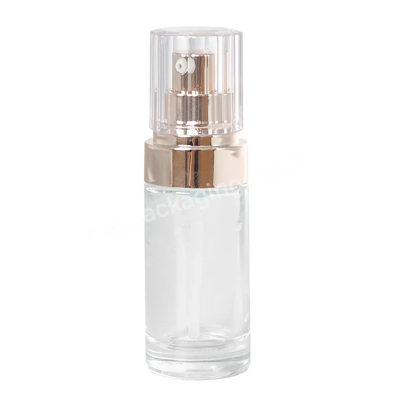 Luxury Lotion Bottle Cosmetic Glass Bottle With Pump 30ml For Lotion Oil Foundation Eye Cream Packaging