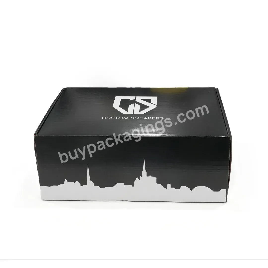 Luxury Matte Gift Box Black Mailer Packaging Box With Custom Logo Box For Dress Cloth T-shirt Suit