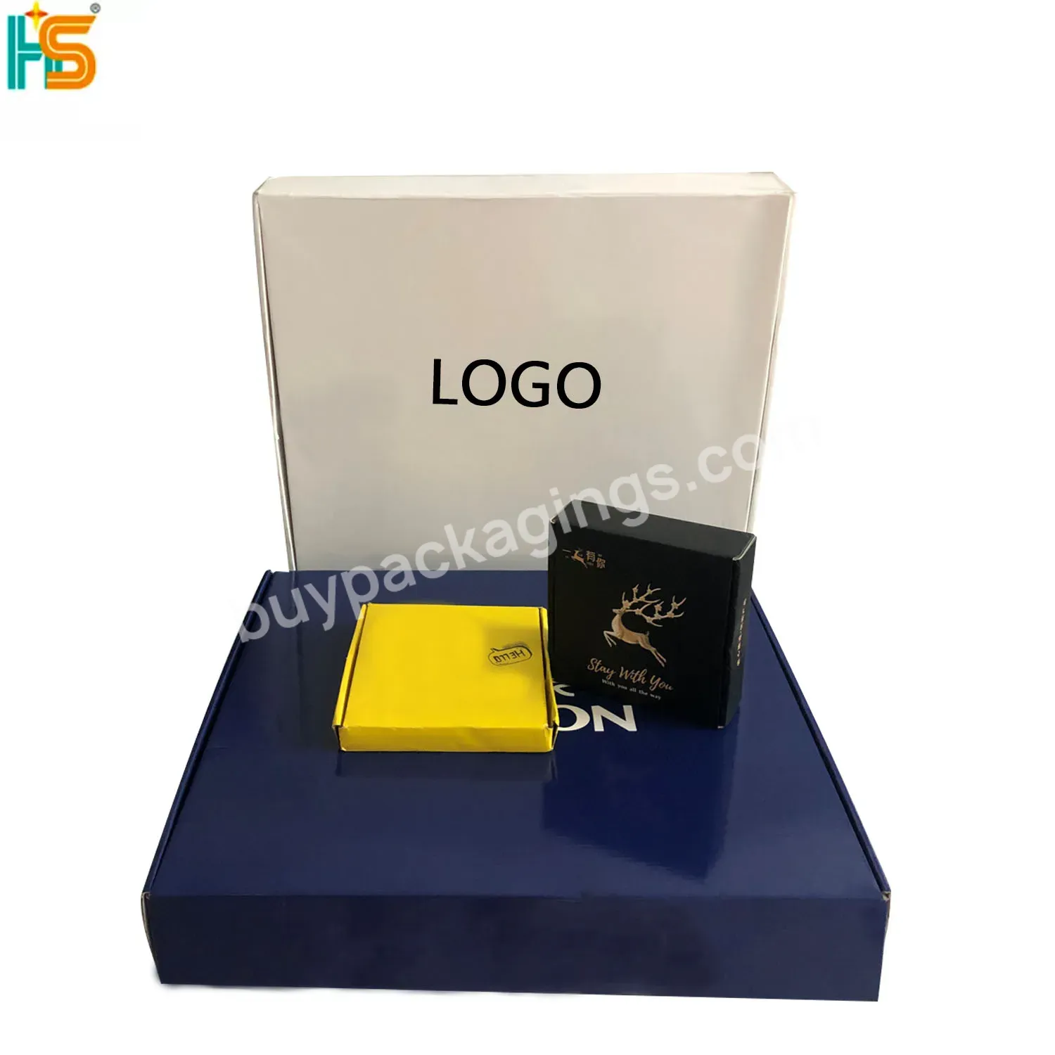 Luxury Men Suit Box Manufacturer Custom Logo Big Mailer T Shirt Packaging Box For Clothes