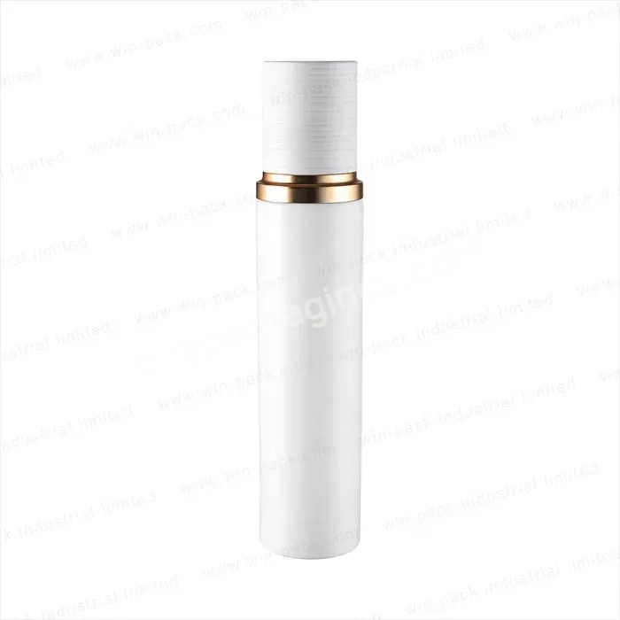 Luxury New Design Pure White Glass Lotion Pump Cosmetic Bottle For Face Skincare Factory Price High Quality