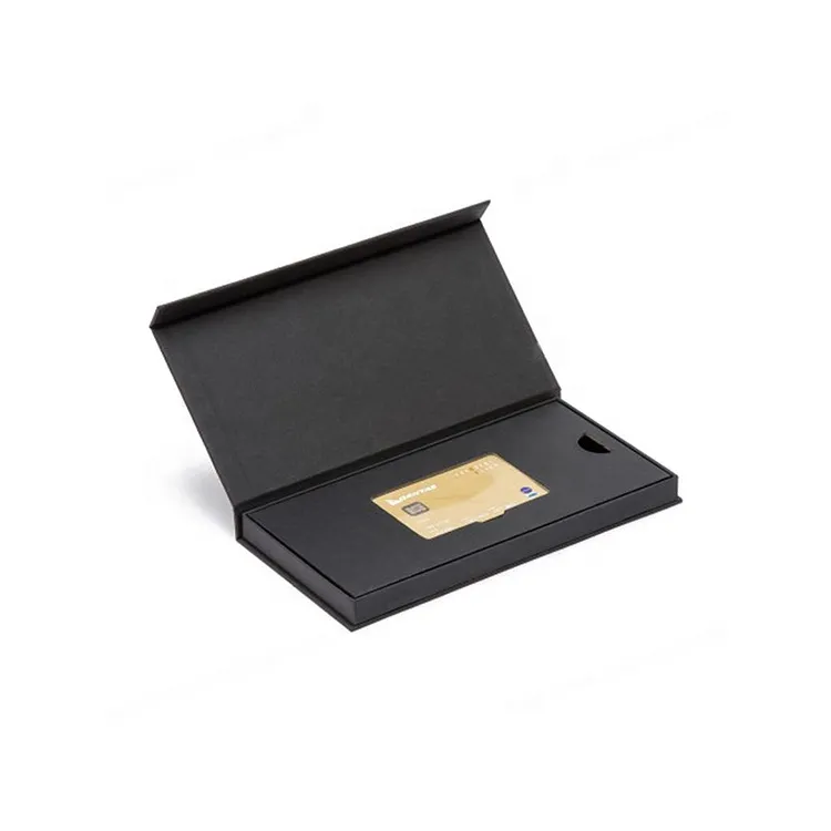 luxury packaging board gift credit card box