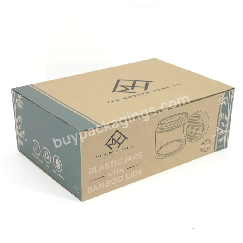 Luxury Packaging Custom Made Gift Display Craft Black Corrugated Paper Foldable Boxes