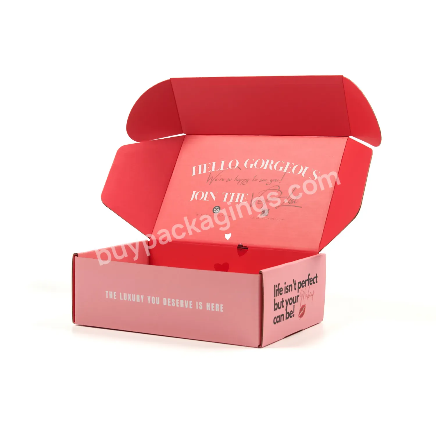 Luxury Paper Gift Box Packaging Corrugated Paper Box Garment Apparel Clothing Gift Packaging Box For Underwear