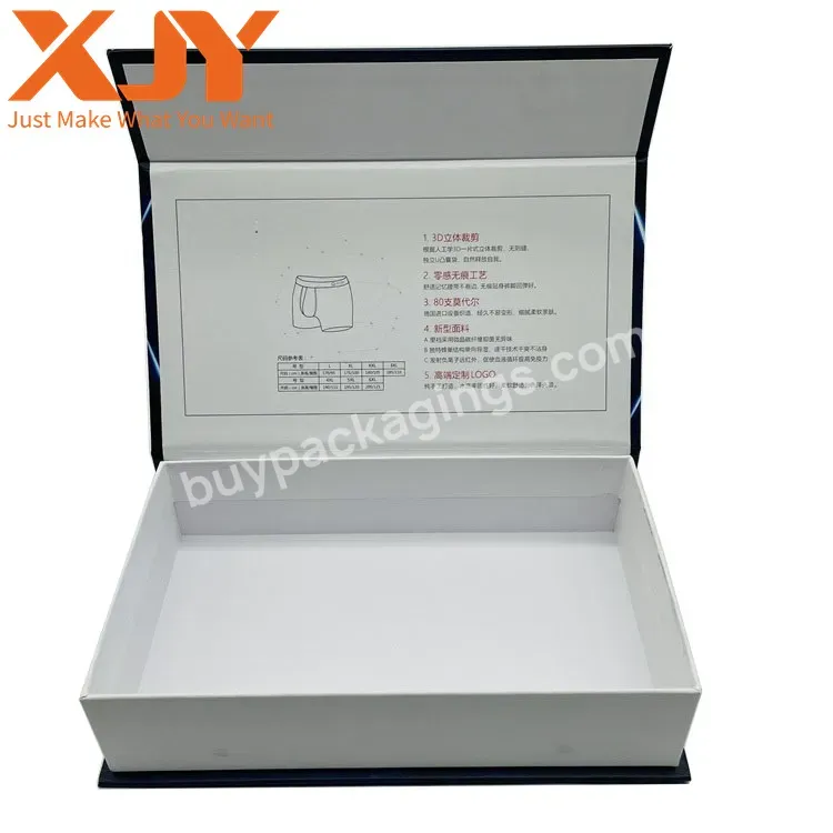 Luxury Paper Rigid White Large Clothing Box Custom Magnetic Closure With Lid Rigid Cardboard Gift Box Packaging