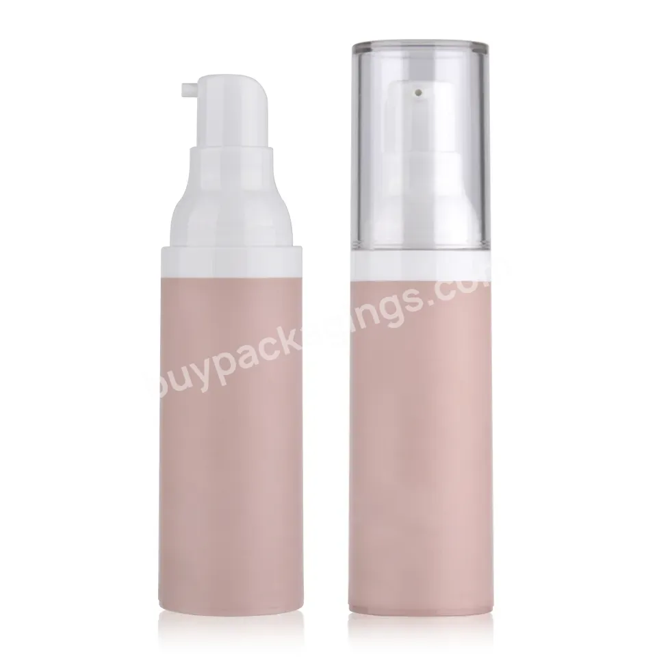 Luxury Pet Pink Refillable Bottle 150ml 30ml Plastic Bottle Cosmetic Skin Care Body Lotion Bottle With Cap