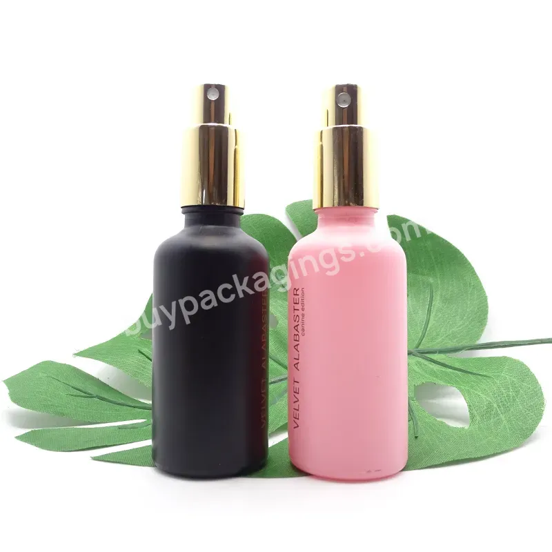 Luxury Pink Cosmetic 20g 30g 50g 100g Skin Care Cream Containers Face Cream Glass Jars With Lid