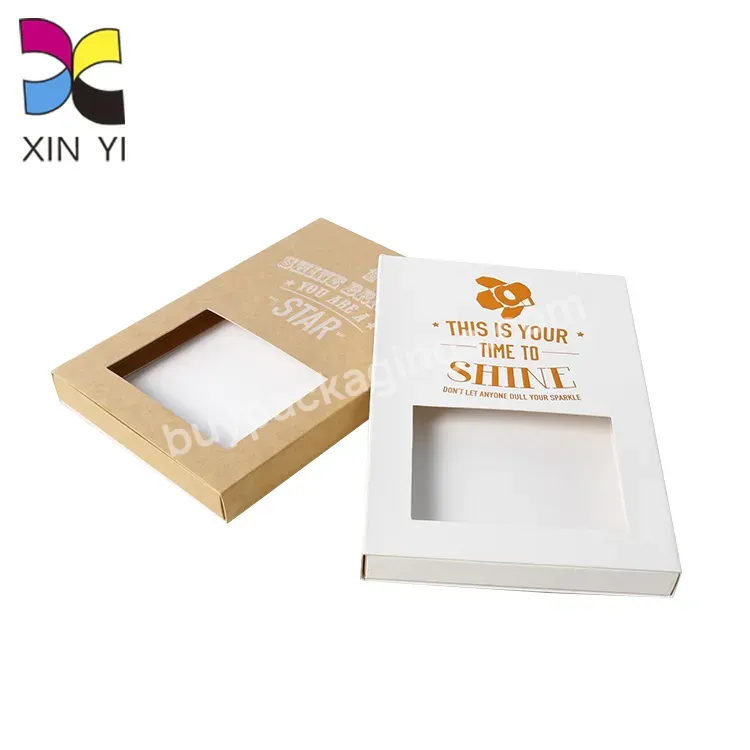 Luxury Plain White Customized Paper Gift Box Thank You Card Packaging