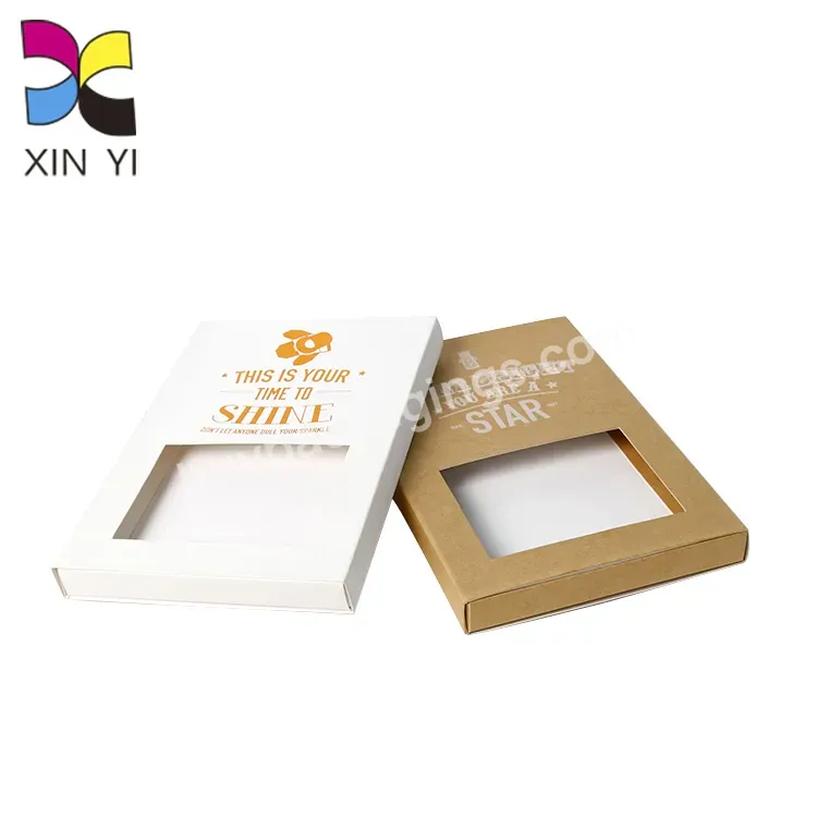 Luxury Plain White Customized Paper Gift Box Thank You Card Packaging