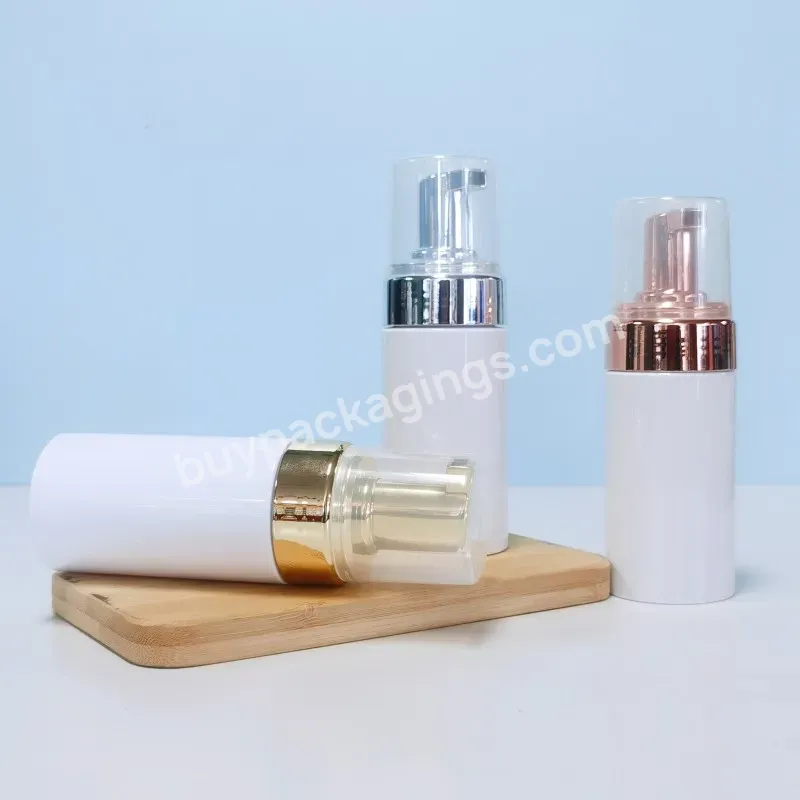 Luxury Plastic Foam Bottle 100ml Pet Cosmetic Liquid Soap Dispenser With Foam Lotion Pump Bottle