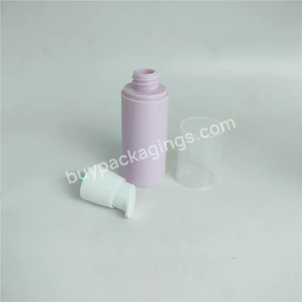 Luxury Plastic Serum Bottle 15ml 20ml Empty Portable Cosmetic Eye Cream Airless Bottle