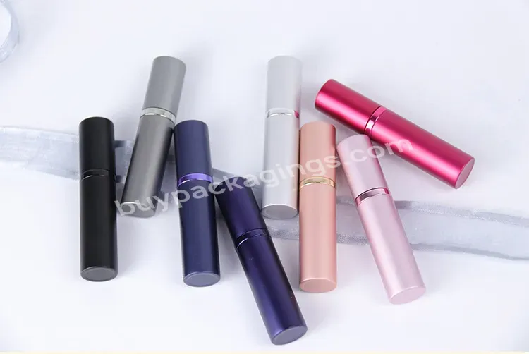 Luxury Portable Mini Empty Refillable Aluminium Metal Perfume Atomizer Refillable Perfume Spray Bottle