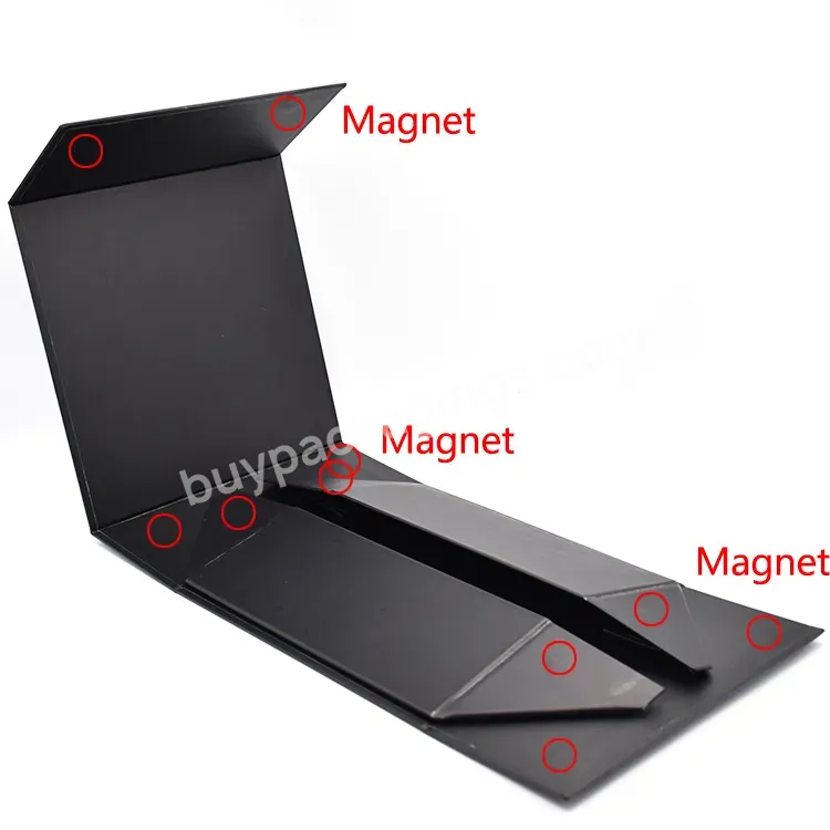 Luxury Premium Flat Pack Rigid Cardboard Bespoke Gift Packaging Magnetic Closure Folding Box
