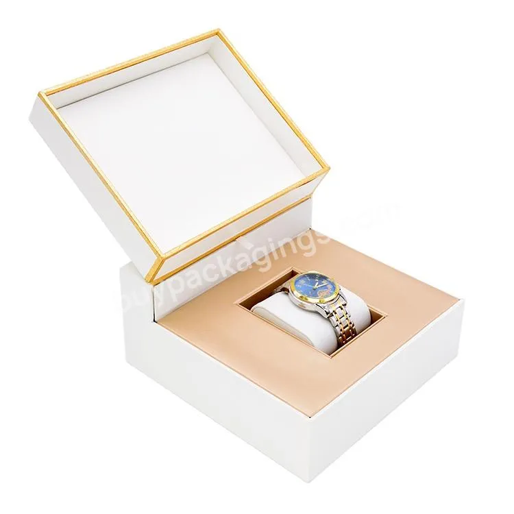 Luxury Recycled Cardboard Watch Custom Paper Package Design Watch Gift Boxes