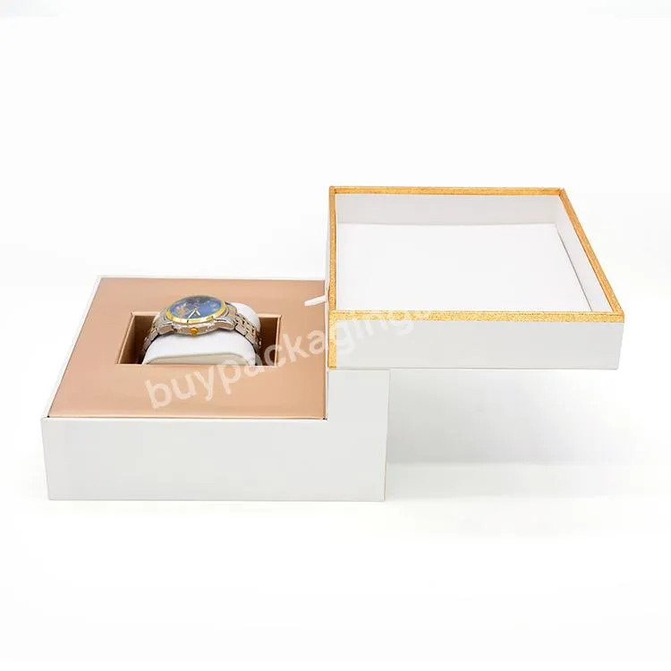 Luxury Recycled Cardboard Watch Custom Paper Package Design Watch Gift Boxes