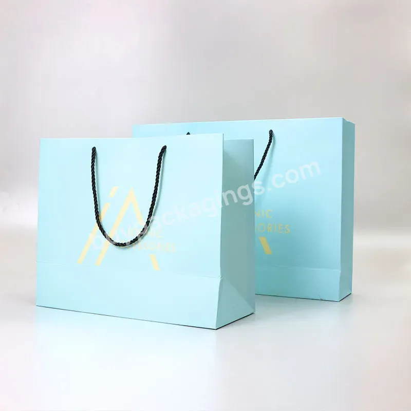 Luxury Shopping Paper Bags With Your Own Logo Take Away Cardboard Paper Bag Packaging