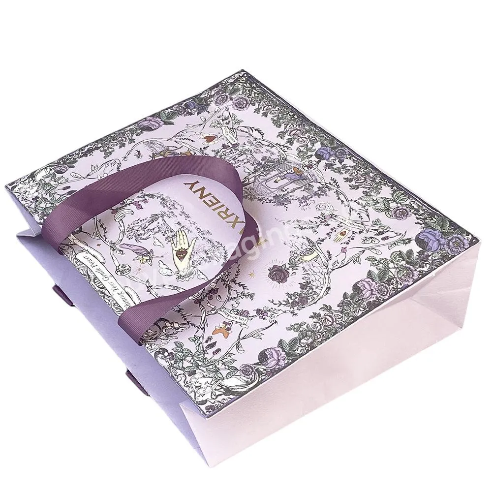 Luxury Shopping Paper Gift Bag Manufacturer Food Bag For Gift Baby Gift Protect Growing Paper Bag