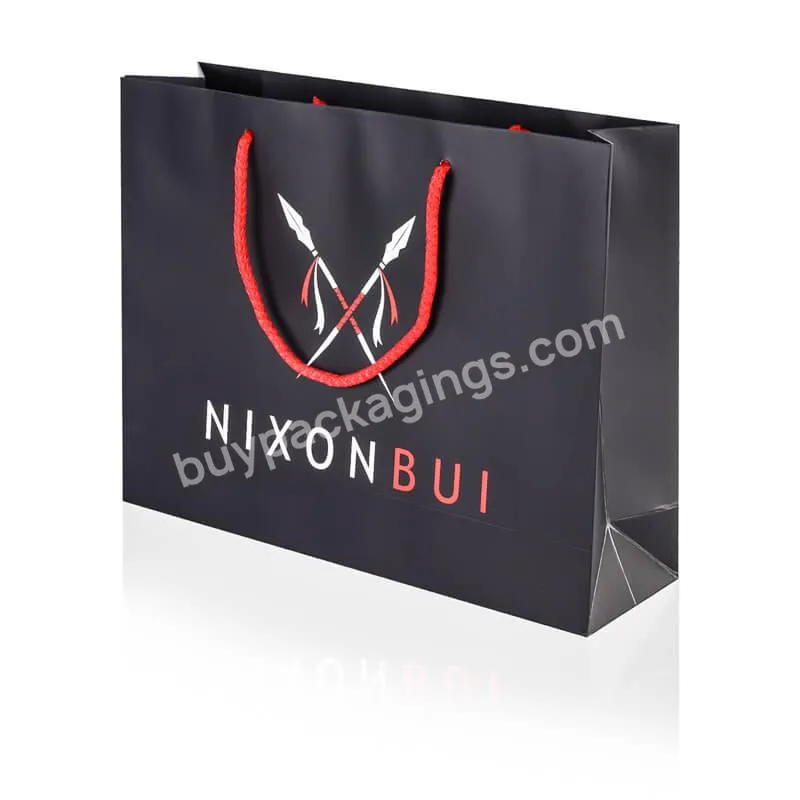 Luxury Shopping Retail Packaging Paperbag Christmas White Custom Small Jewelry Bag Packaging Pouch Paper Gift Bags With Handles
