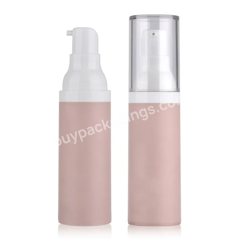 Luxury Skin Care Packaging Luxury Cosmetic Plastic Pet Lotion Pump Bottle With Cap Private Label Accepted Pink Lotion Bottle